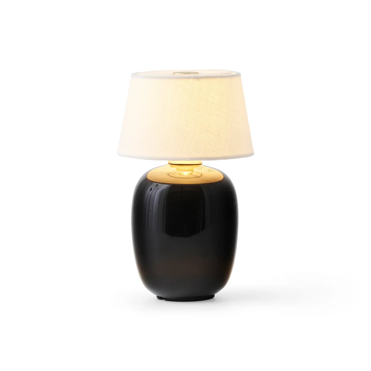 Audo Copenhagen Torso table lamp portable Black | Scandinavian Design | Desk & table lamps | Black
