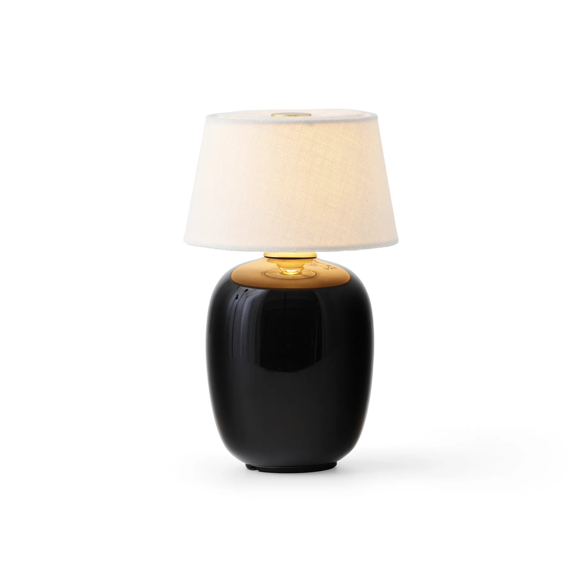Torso table lamp portable, Black Audo Copenhagen
