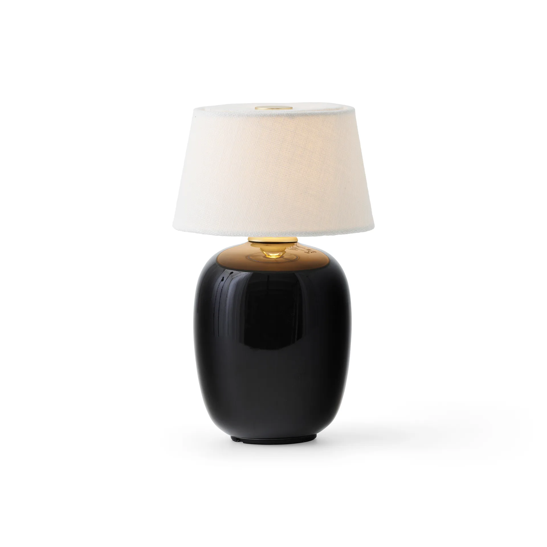 Torso table lamp portable, Black Audo Copenhagen