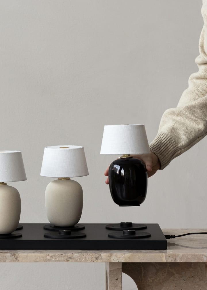 Torso table lamp portable, Black Audo Copenhagen