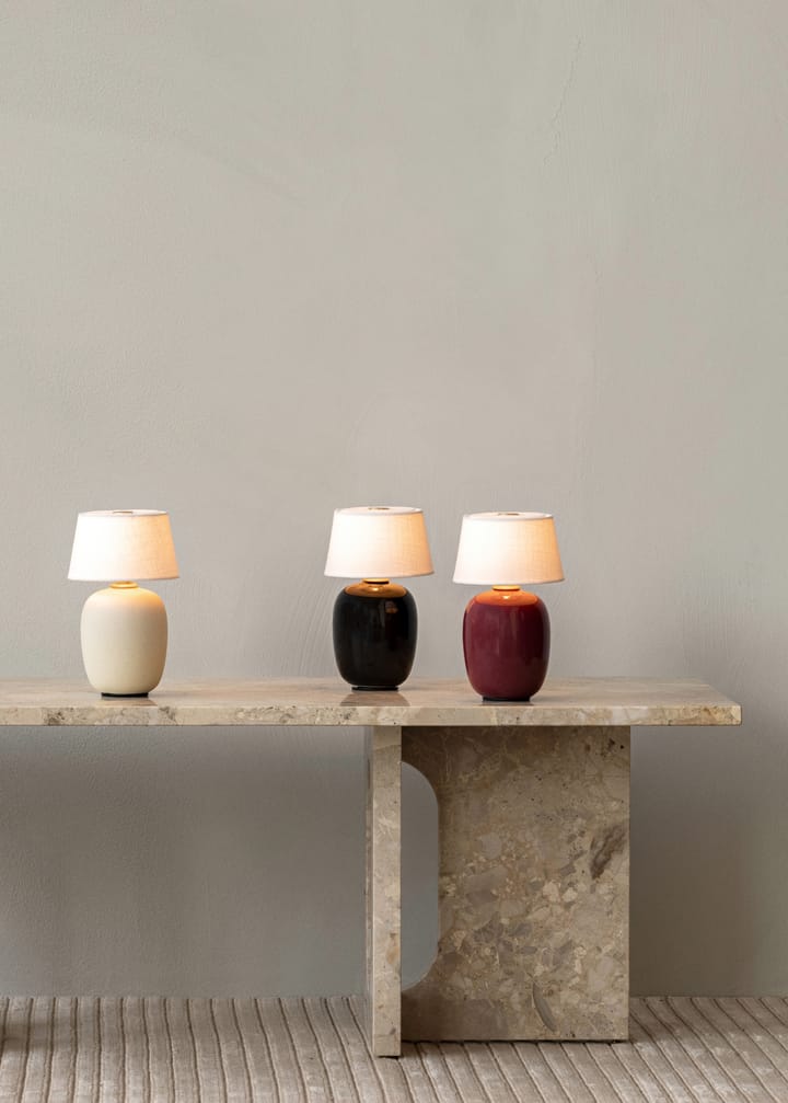 Torso table lamp portable, Black Audo Copenhagen