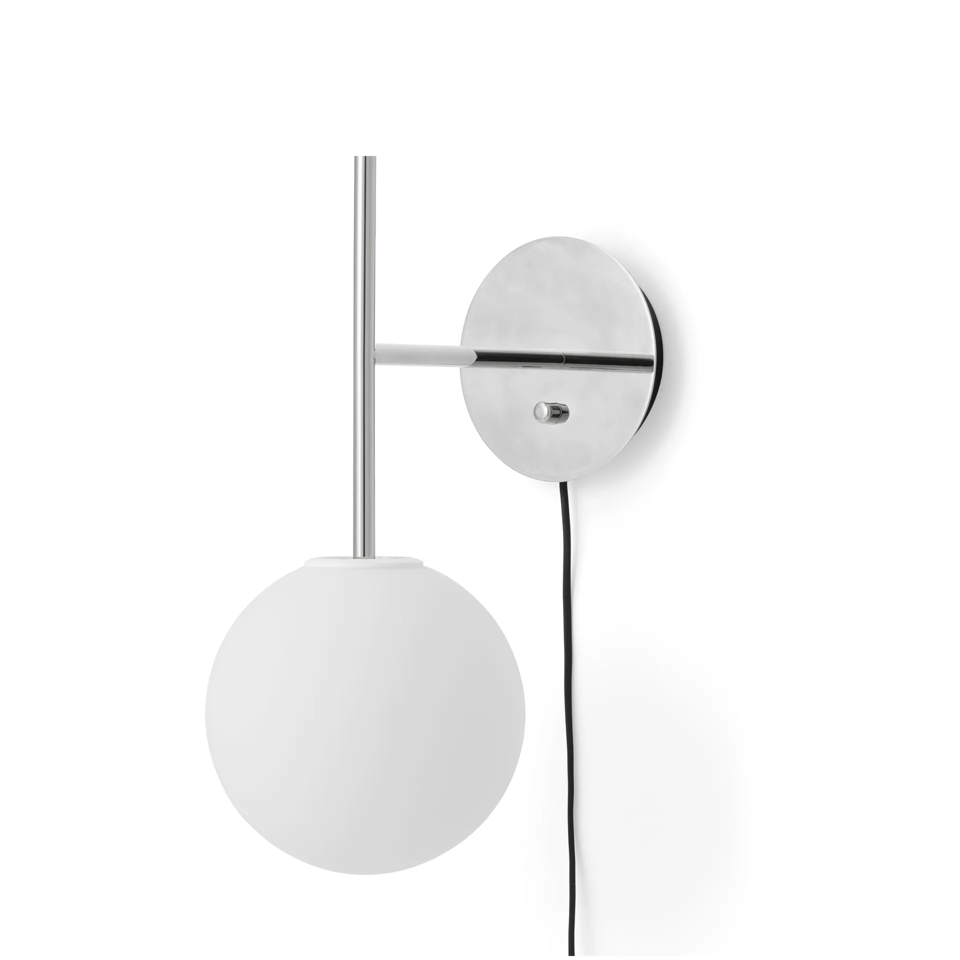 TR Bulb Suspended wall lamp, Polished steel Audo Copenhagen