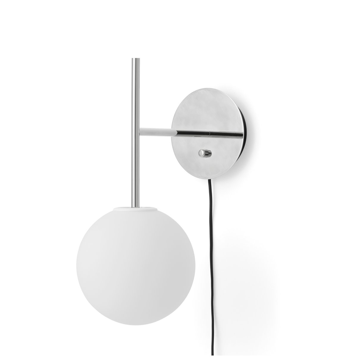 Audo Copenhagen TR Bulb Suspended wall lamp Polished steel