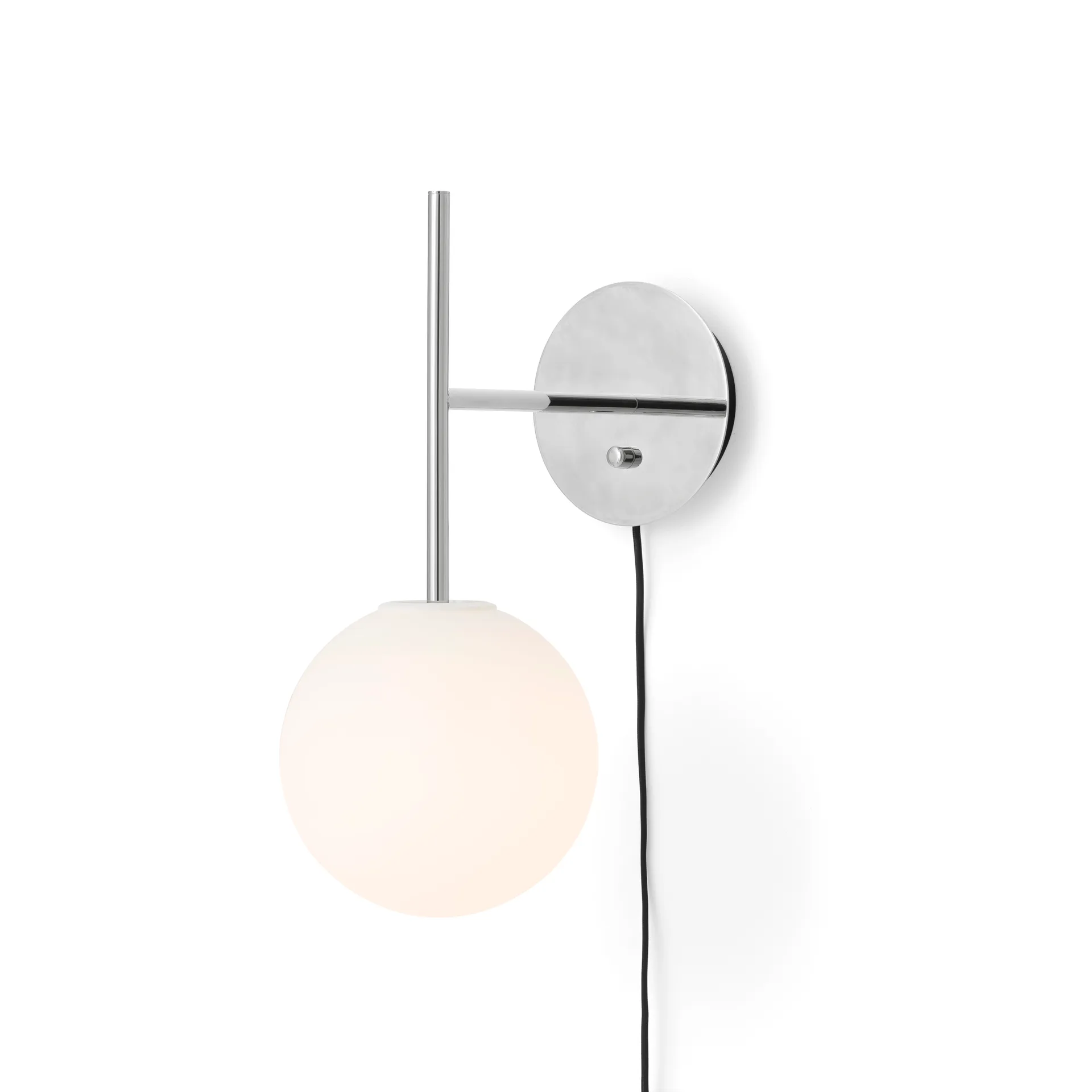 TR Bulb Suspended wall lamp, Polished steel Audo Copenhagen