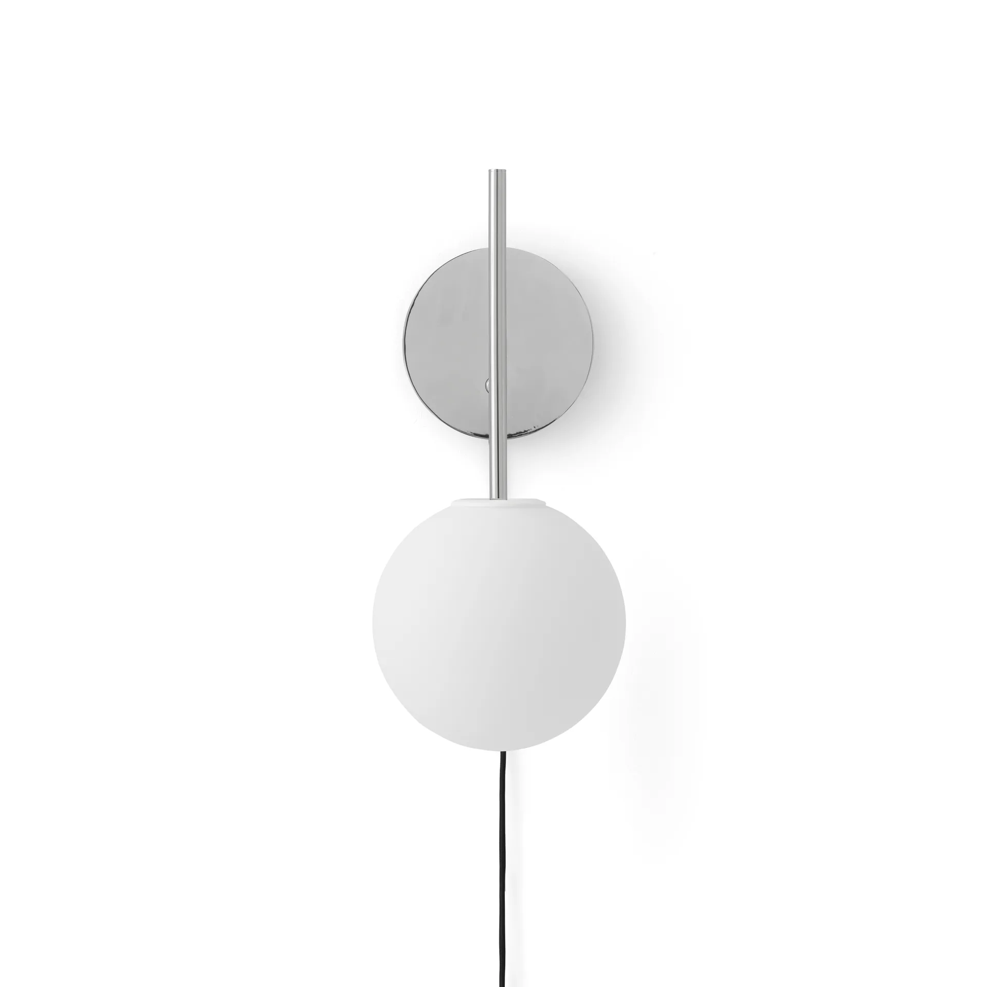 TR Bulb Suspended wall lamp, Polished steel Audo Copenhagen