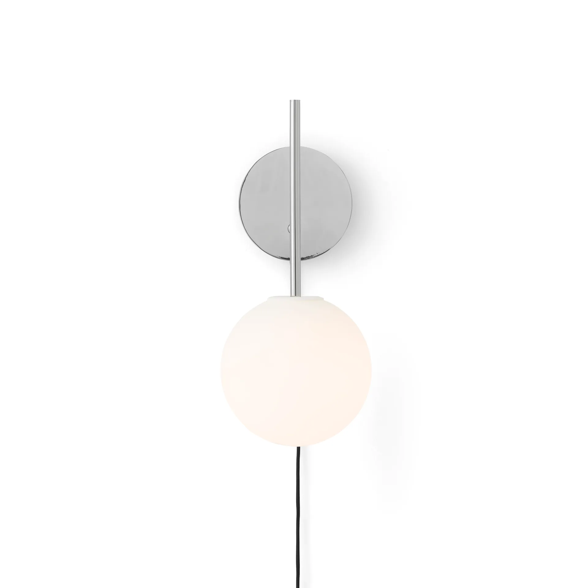 TR Bulb Suspended wall lamp, Polished steel Audo Copenhagen