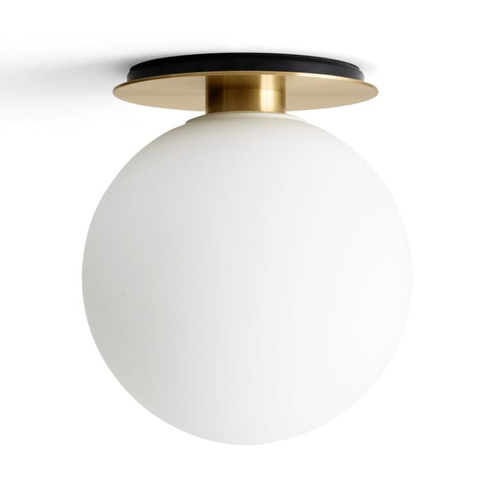 TR ceiling/wall lamp brass - matte opal glass - Audo Copenhagen