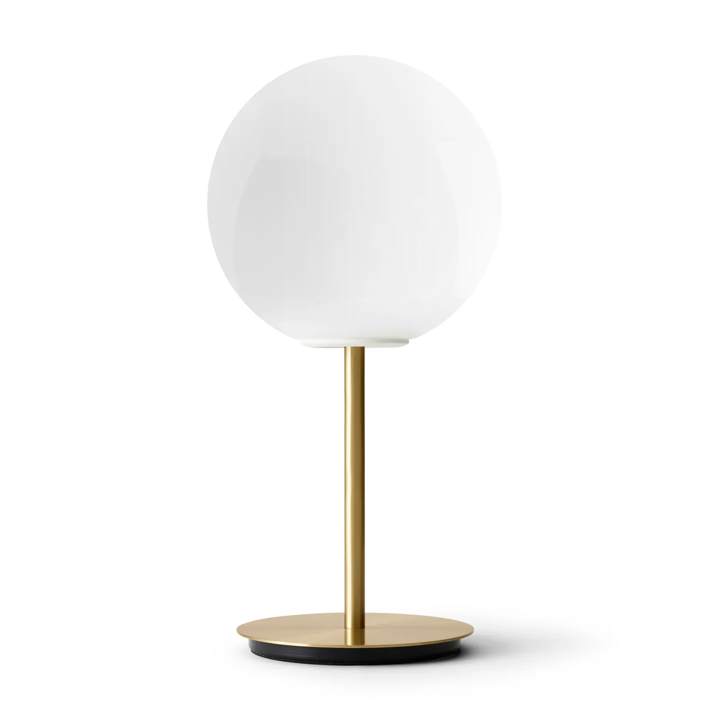 TR table lamp brass, Blankt opalglass Audo Copenhagen