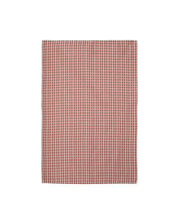 Troides kitchen towel 40x67 cm 2-pack - Burnt sienna-white - Audo Copenhagen