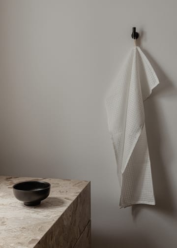 Troides kitchen towel 40x67 cm 2-pack - Burnt sienna-white - Audo Copenhagen