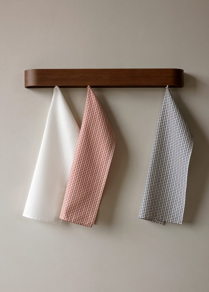 Troides kitchen towel 40x67 cm 2-pack - Indigo-white - Audo Copenhagen