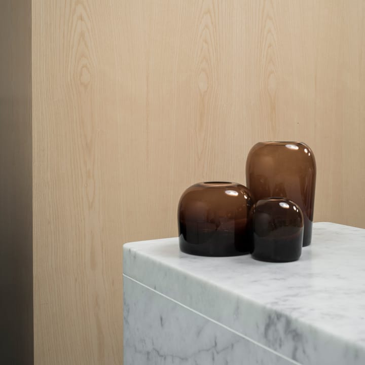 Troll vase M 12 cm - amber - Audo Copenhagen