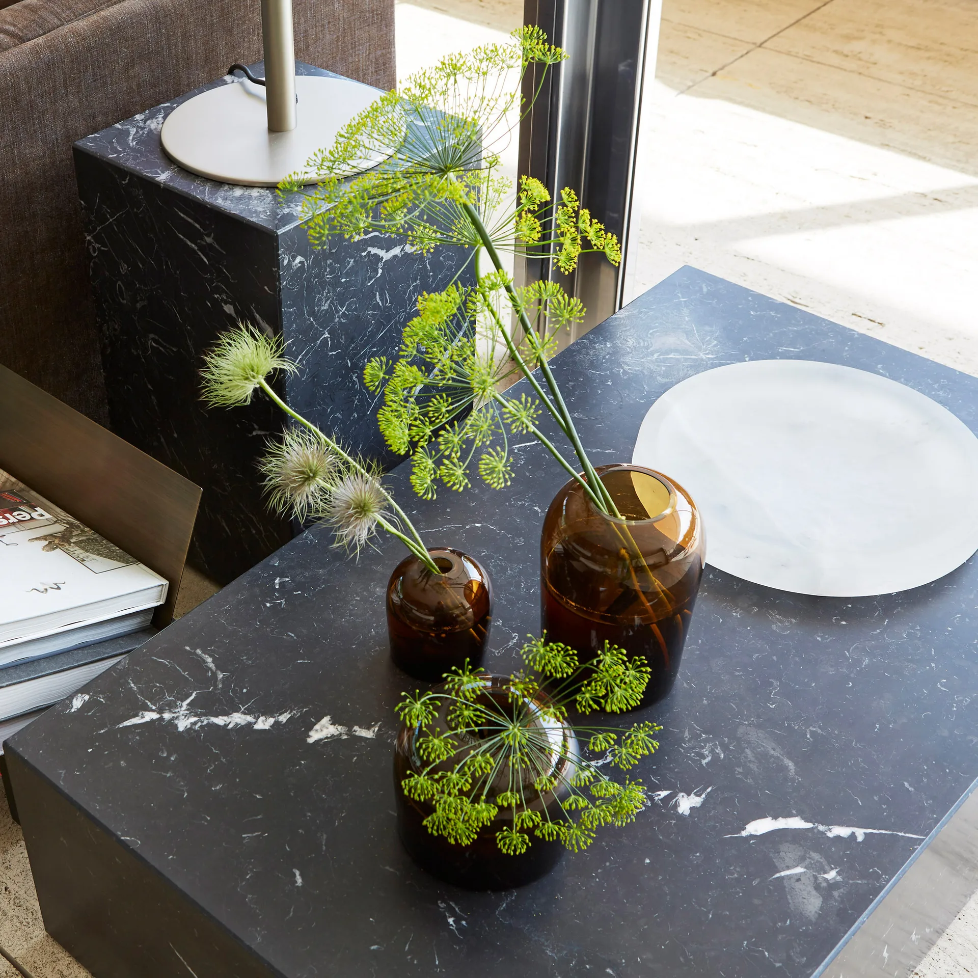 Troll vase M 12 cm, amber Audo Copenhagen