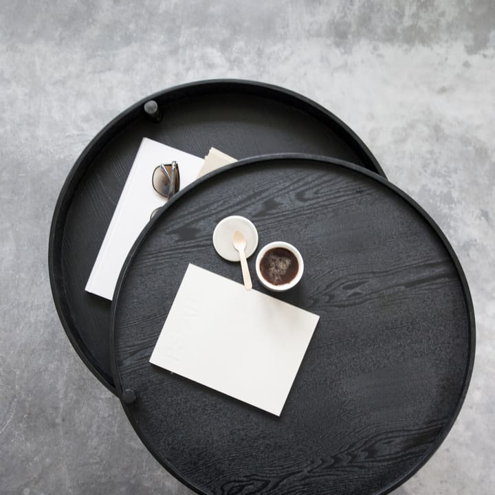 Turning table - Black-stained ash-bronze - Audo Copenhagen