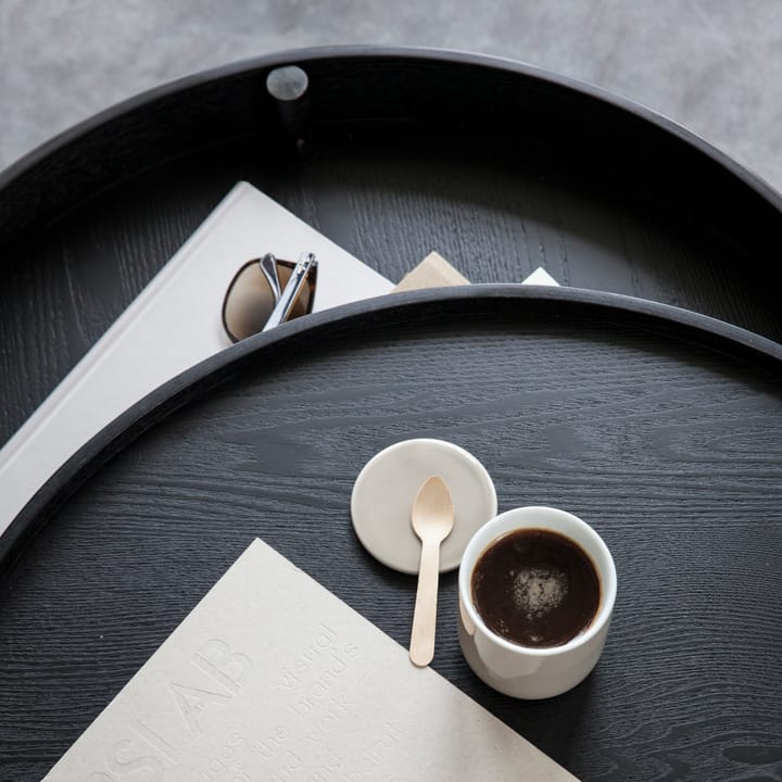 Turning table - Black-stained ash-bronze - Audo Copenhagen