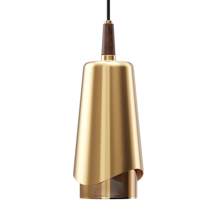 Umanoff pendant lamp - polished brass-wallnut - Audo Copenhagen
