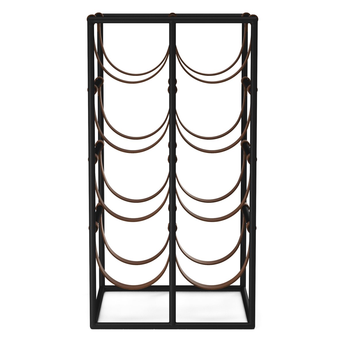 Audo Copenhagen Umanoff wine rack black-brown | Scandinavian Design | Black
