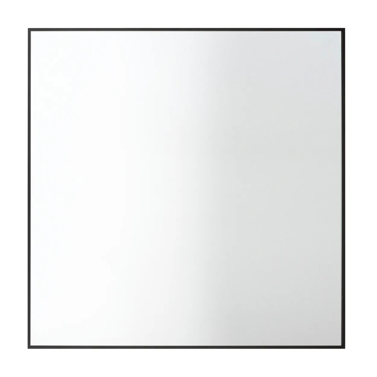 Audo Copenhagen View mirror 70x70 cm black | Scandinavian Design | Wall mirrors | Grey