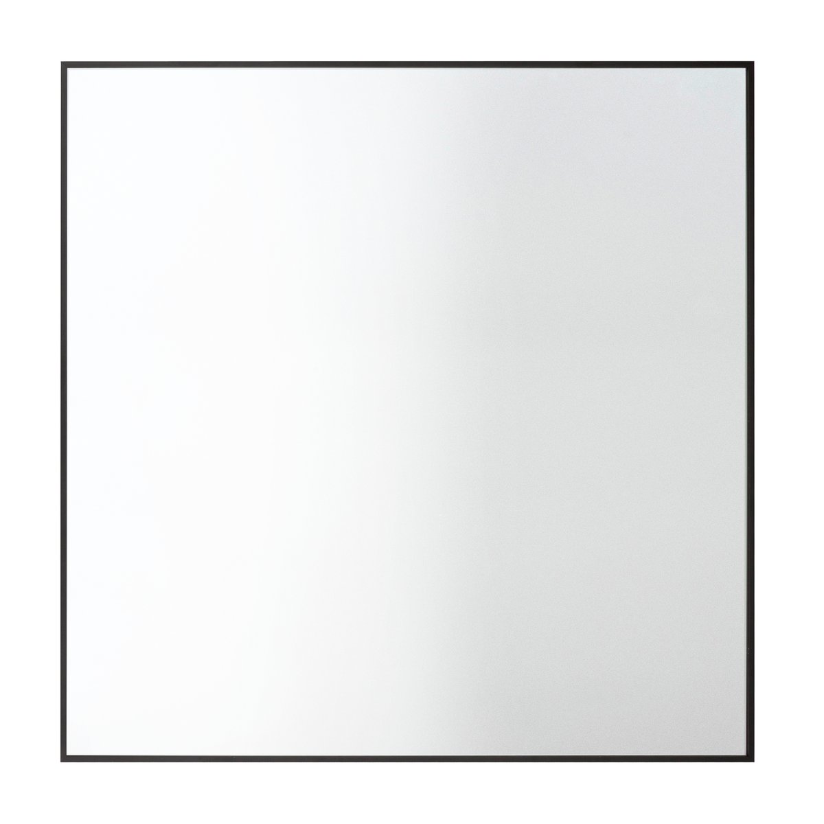 Audo Copenhagen View mirror 70x70 cm black | Scandinavian Design | Wall mirrors | Grey