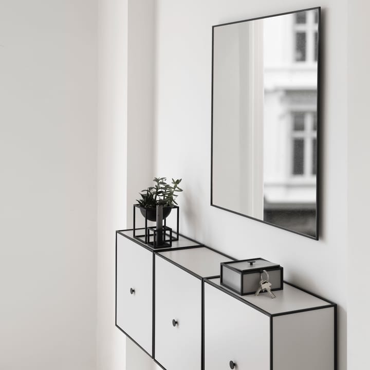 View mirror 70x70 cm - black - Audo Copenhagen