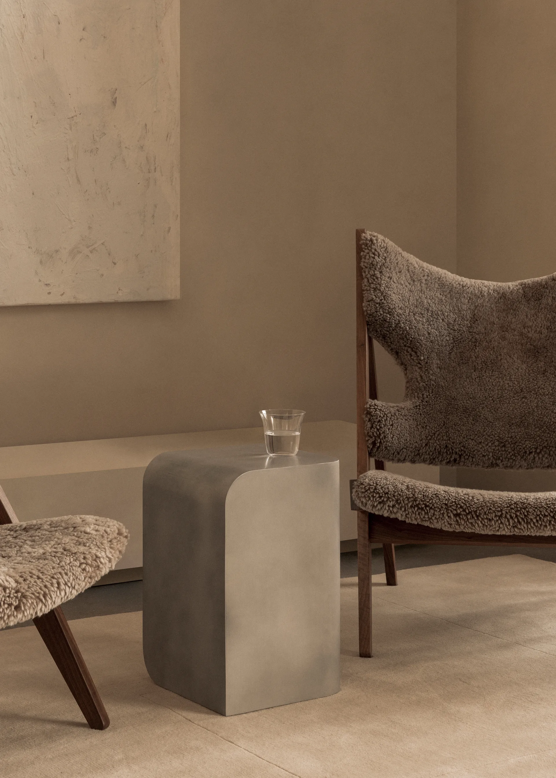 Volume side table, Aluminium Audo Copenhagen