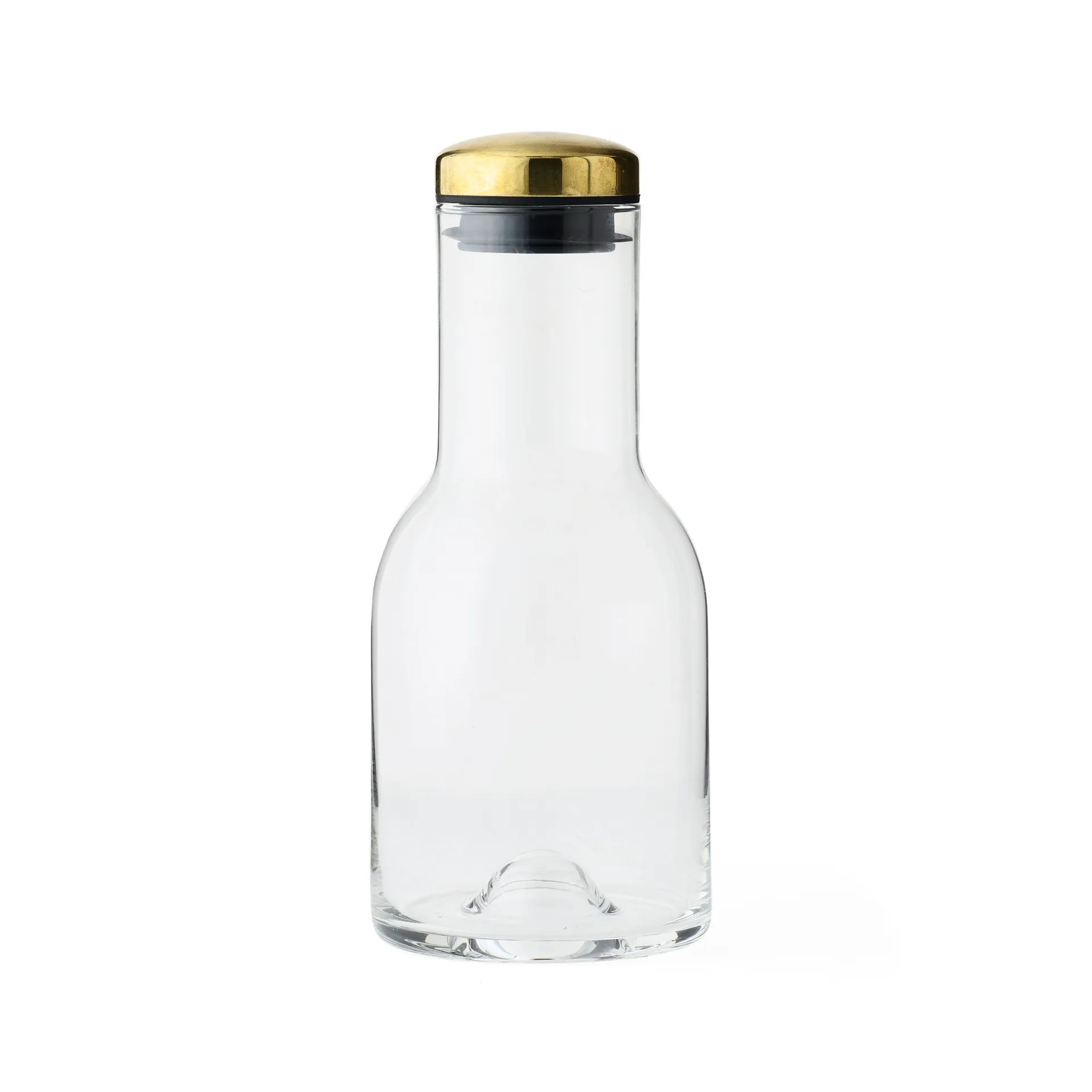 Water Bottle carafe, glass-brass Audo Copenhagen