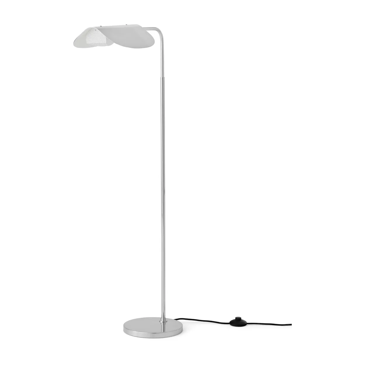 Audo Copenhagen Wing floor lamp 84 cm Aluminium | Scandinavian Design | Floor lamps | Silver-coloured