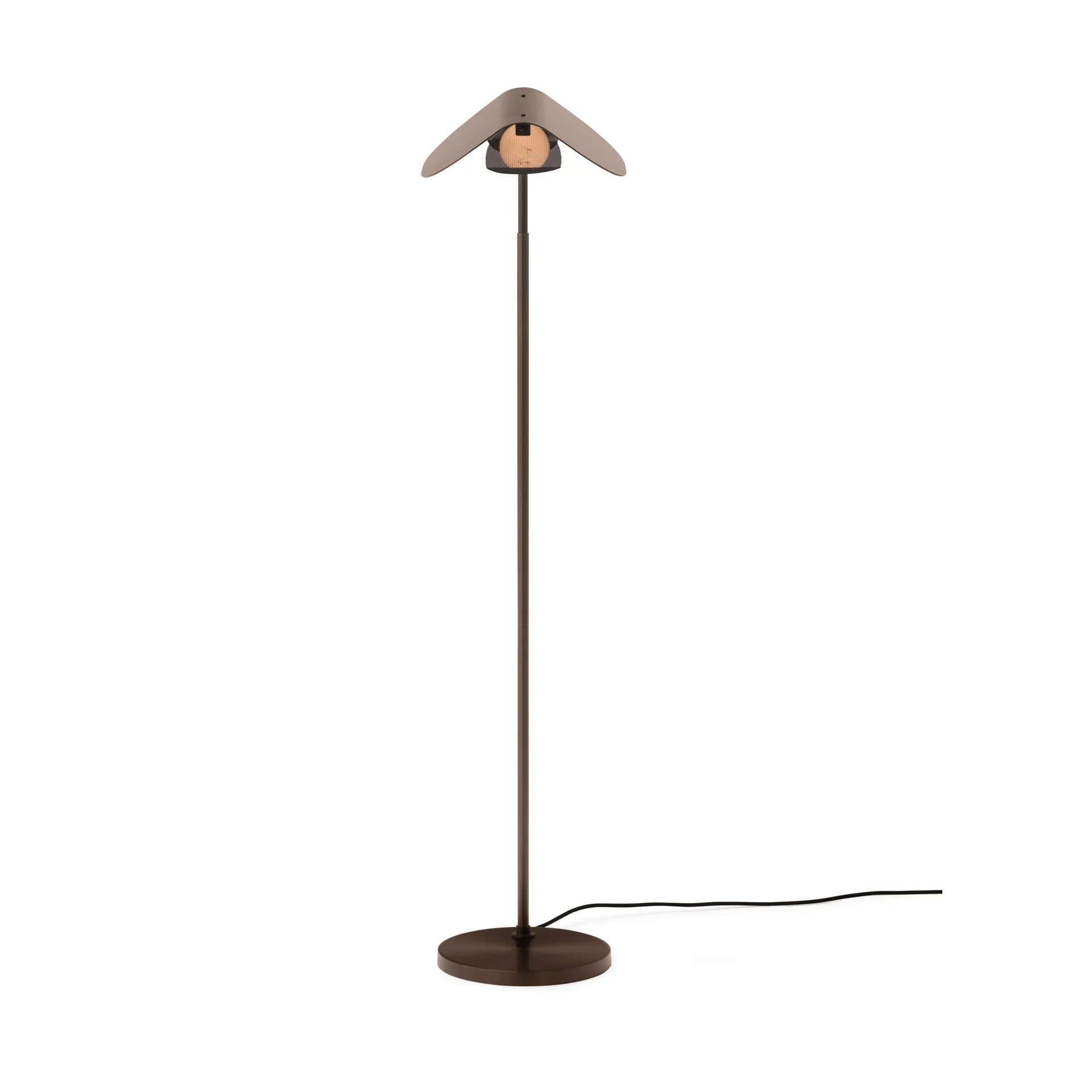 Wing floor lamp, Bronzed aluminium, 115 cm Audo Copenhagen