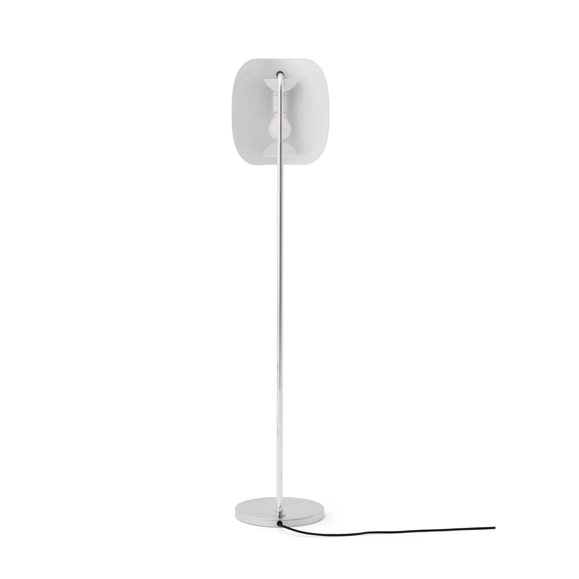 Wing floor lamp, Polished aluminum, 115 cm Audo Copenhagen