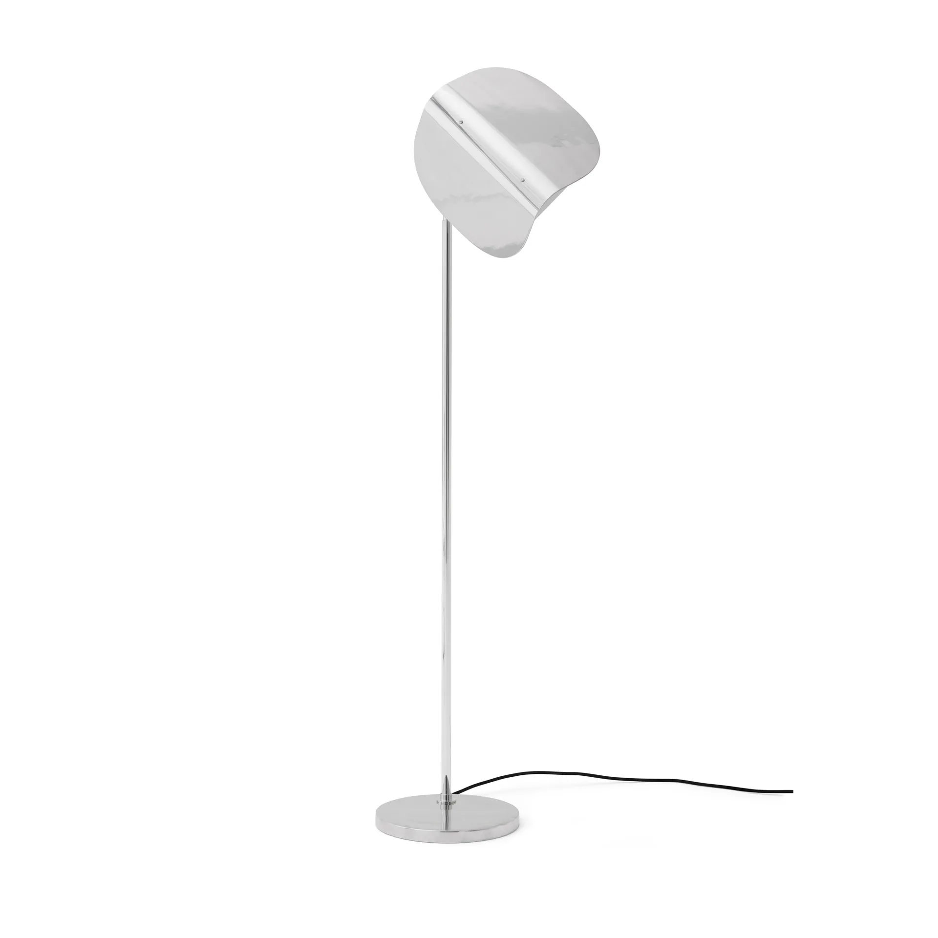 Wing floor lamp, Polished aluminum, 115 cm Audo Copenhagen