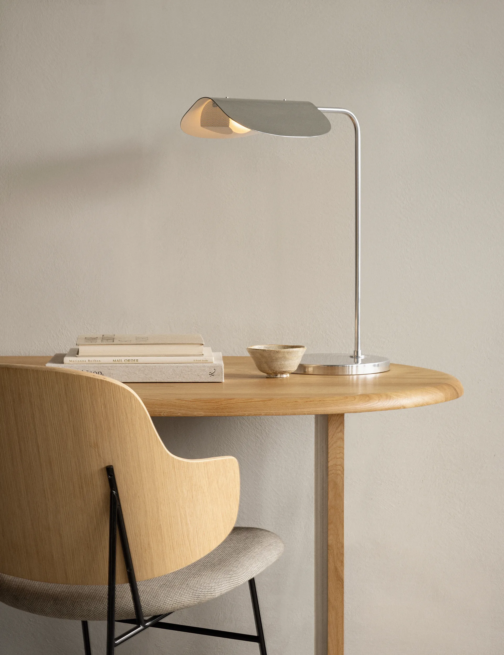 Wing table lamp 56 cm, Aluminium Audo Copenhagen