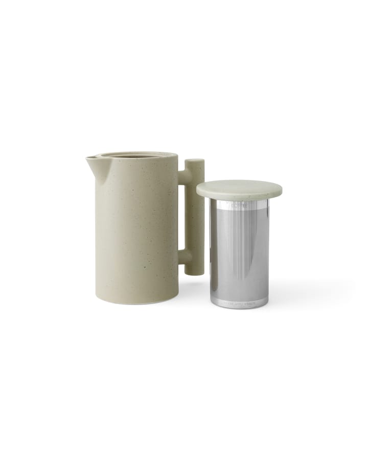 Yana coffee pot 1 liter, Grey glazed Audo Copenhagen