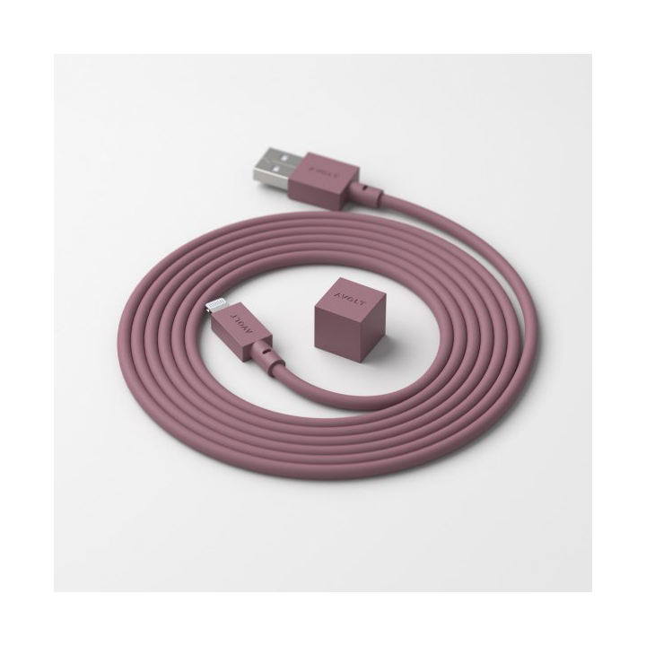 Avolt Cable 1 USB-A to Lightning 1.7 m Rusty red