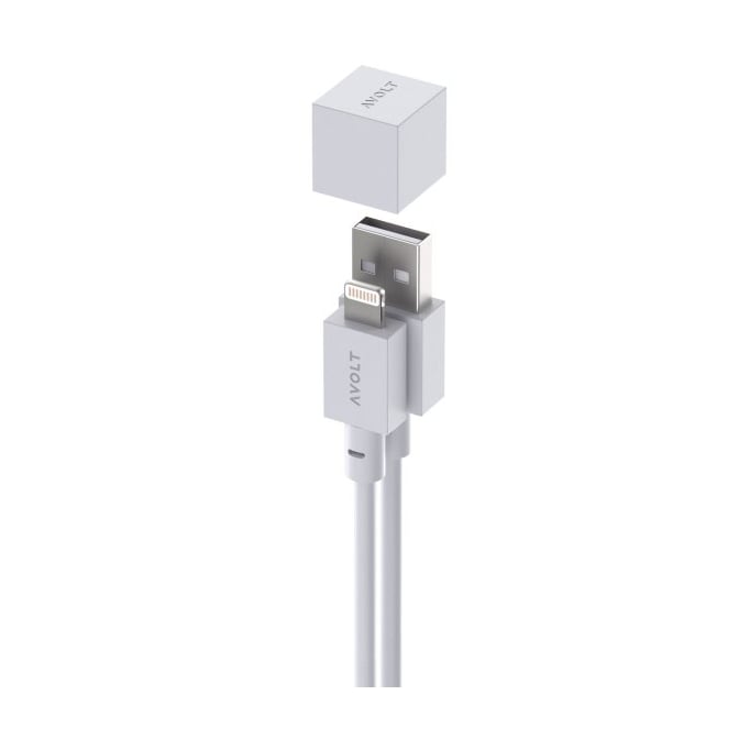 Avolt Cable 1 USB-A to Lightning 1.7 m White