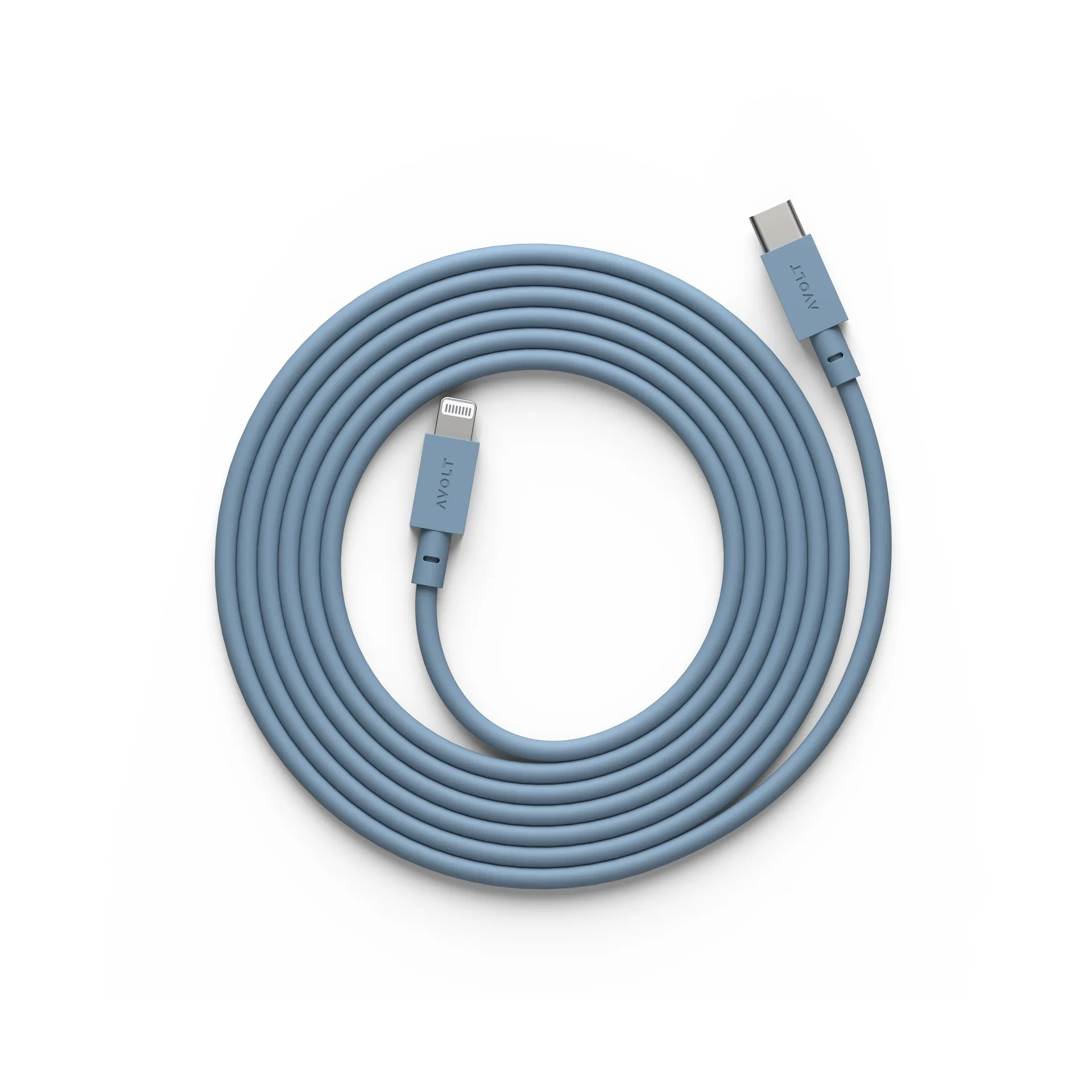 Cable 1 USB C to Lightning charging cable 2m, Shark Blue Avolt