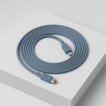 Cable 1 USB C to Lightning charging cable 2m - Shark Blue - Avolt