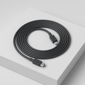 Cable 1 USB C to Lightning charging cable 2m - Stockholm Black - Avolt