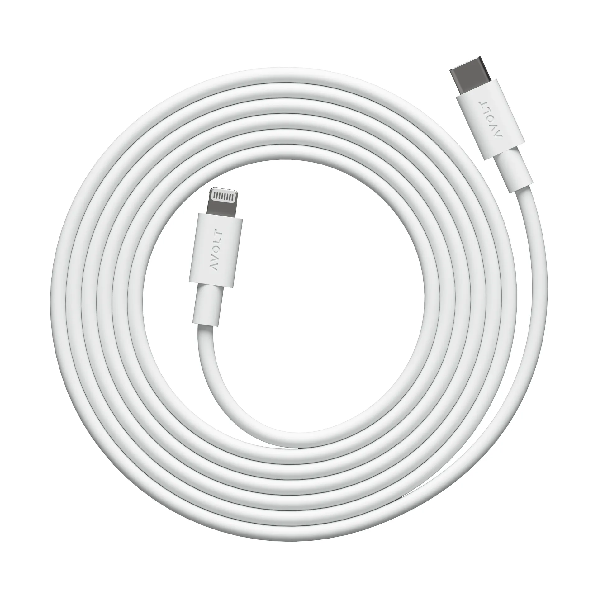 Cable 1 USB C to Lightning charging cable 2m, White Martinelli Luce Edition Avolt
