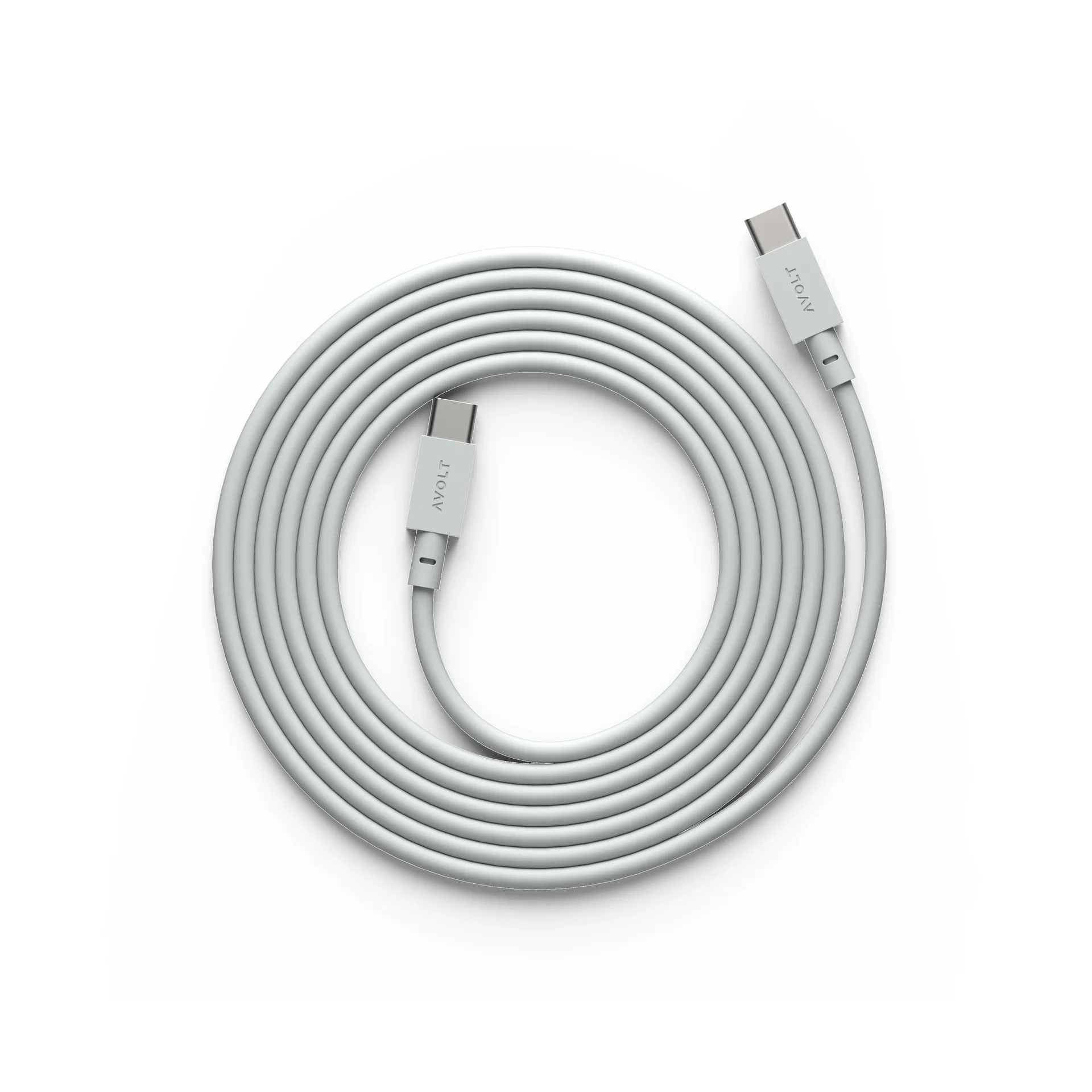 Cable 1 USB-C to USB-C charging cable 2 m, Gotland grey Avolt