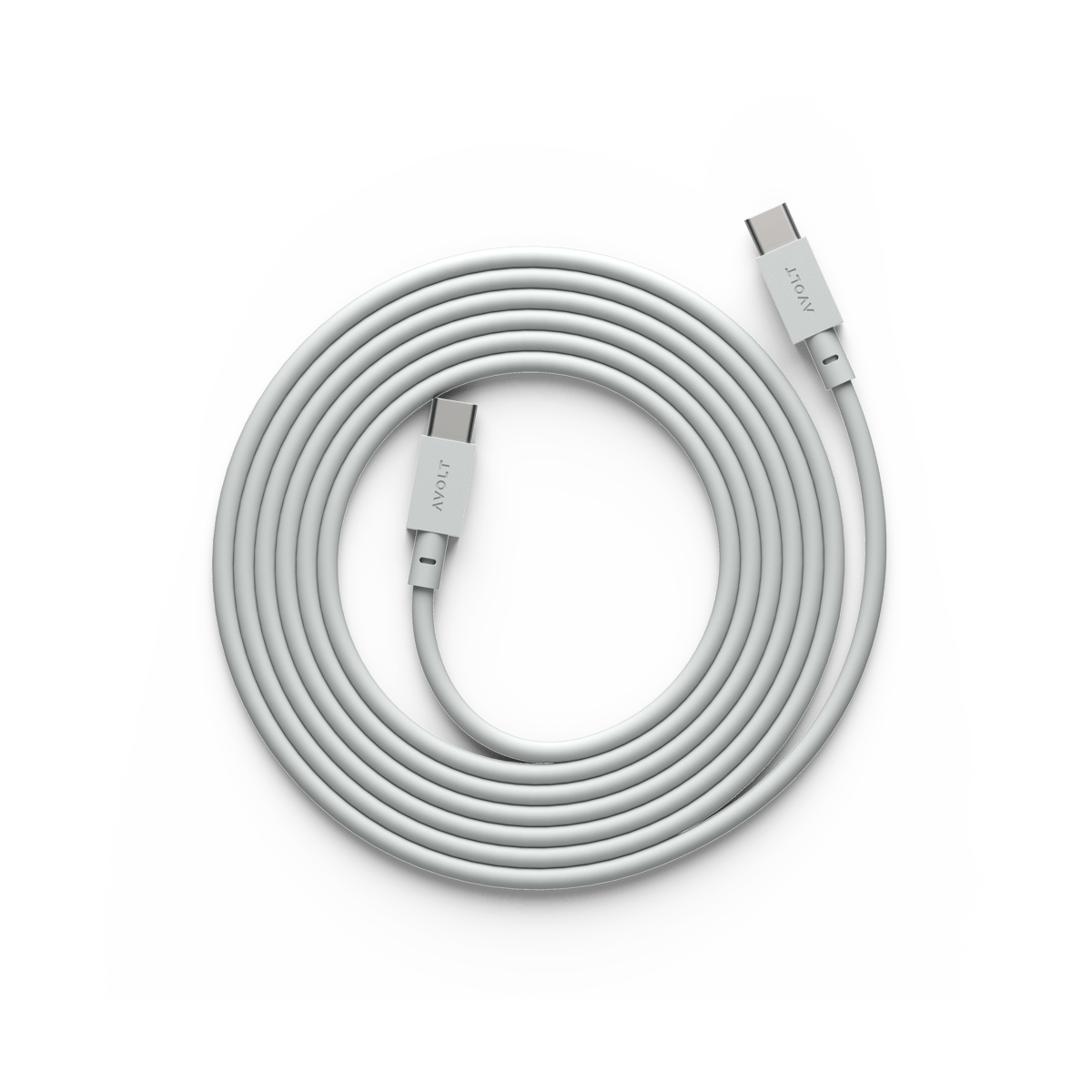 Avolt Cable 1 USB-C to USB-C charging cable 2 m Gotland grey