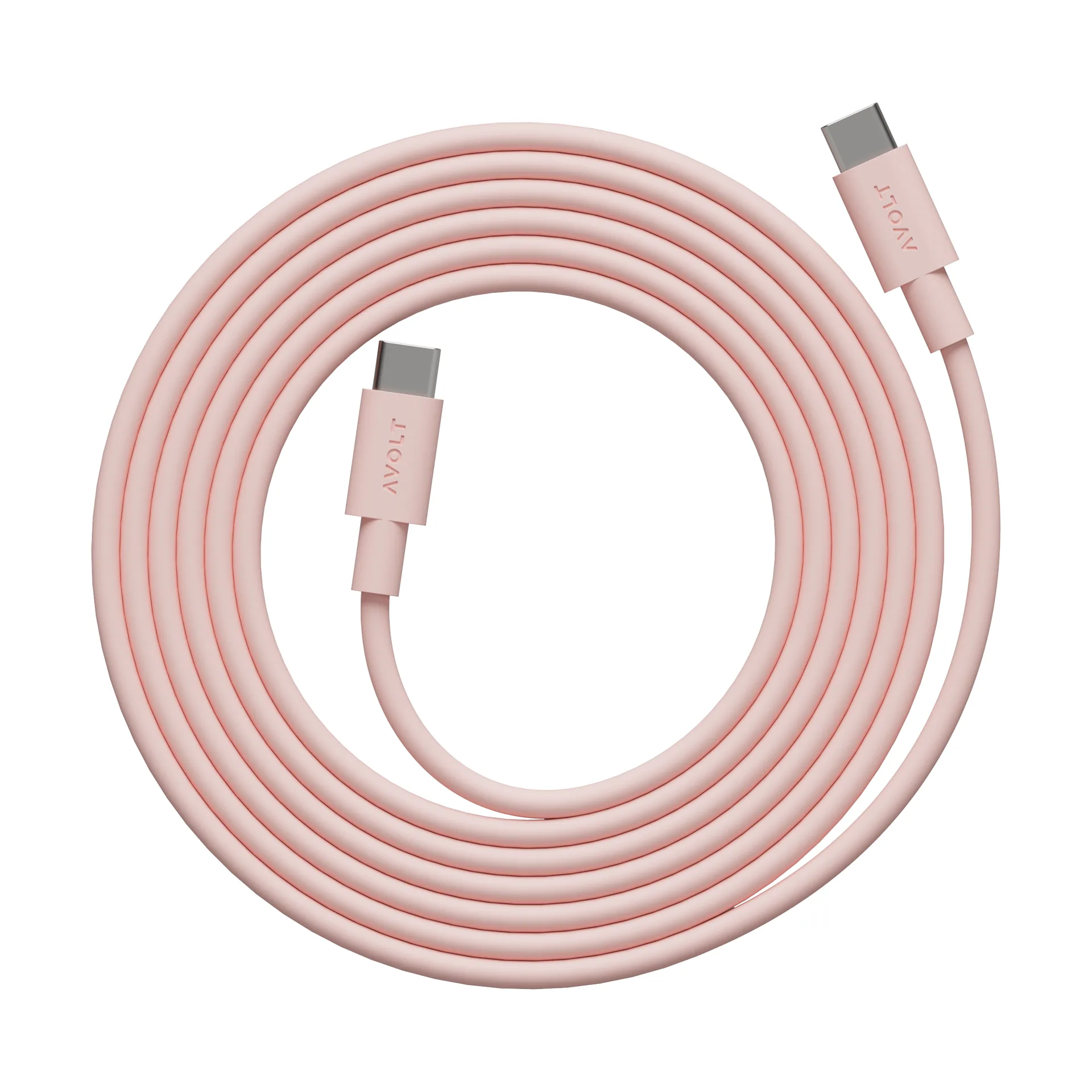 Cable 1 USB-C to USB-C charging cable 2 m, New Pink Avolt