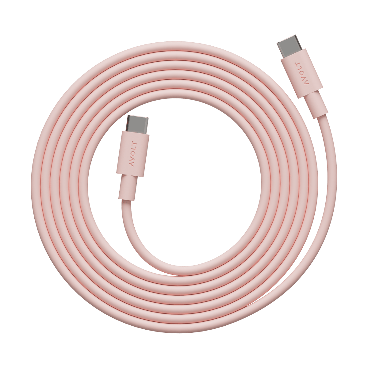 Avolt Cable 1 USB-C to USB-C charging cable 2 m New Pink