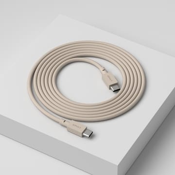 Cable 1 USB-C to USB-C charging cable 2 m - Nomad sand - Avolt