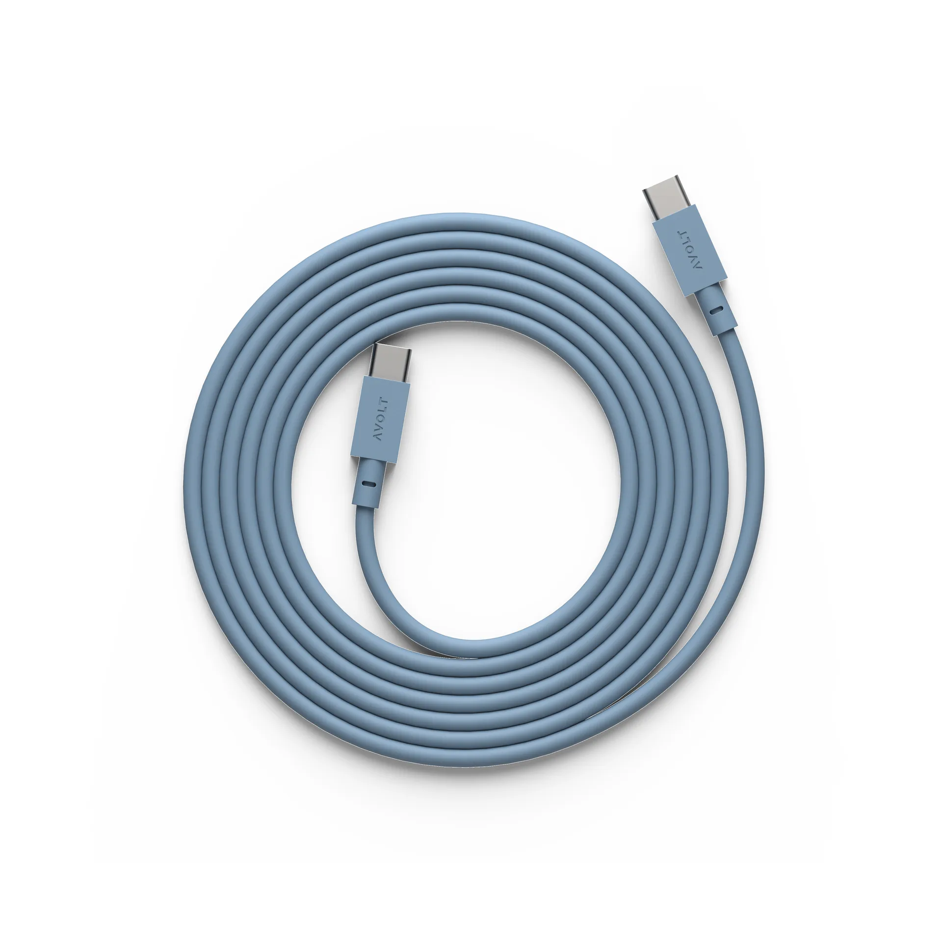 Cable 1 USB-C to USB-C charging cable 2 m, Shark blue Avolt