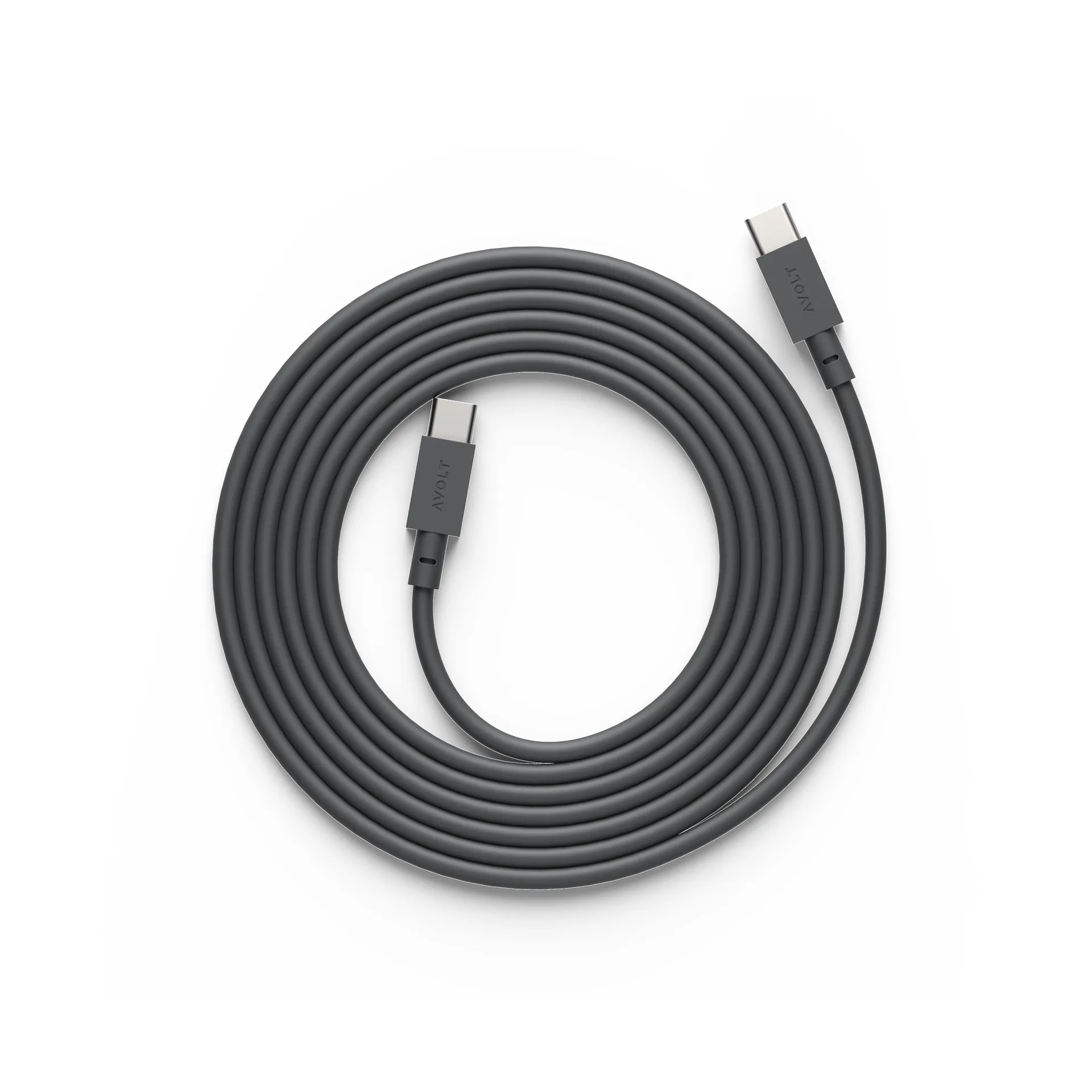 Cable 1 USB-C to USB-C charging cable 2 m, Stockholm black Avolt