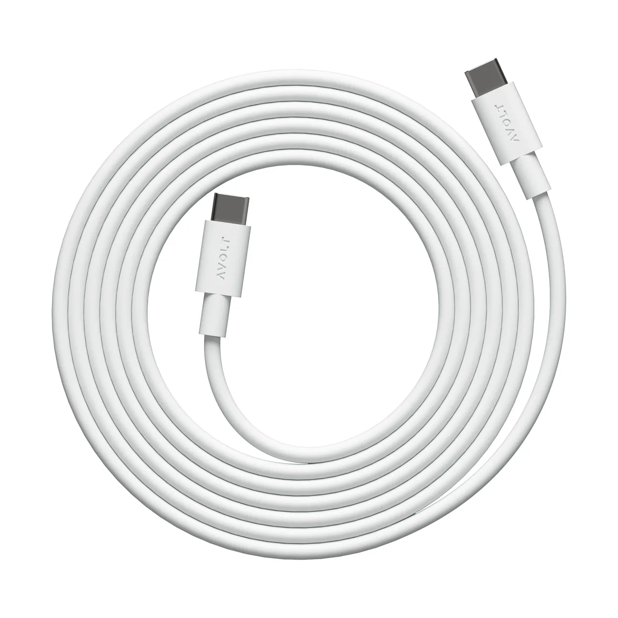 Avolt Cable 1 USB-C to USB-C charging cable 2 m White Martinelli Luce Edition