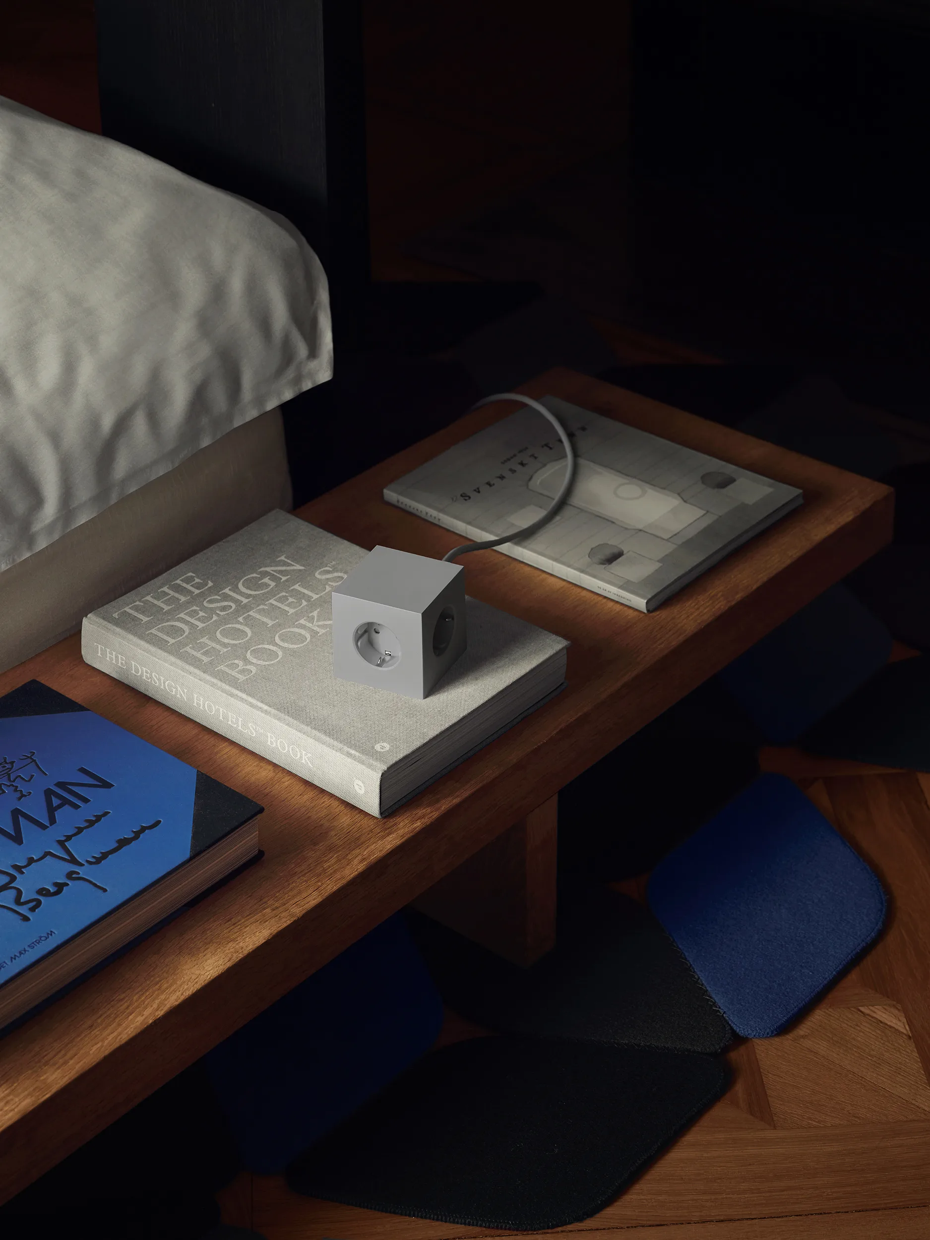 Square 1 power strip USB-C 30W 3 m, Gotland Gray Avolt