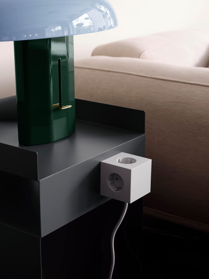 Square 1 power strip USB-C 30W 3 m, Gotland Gray Avolt