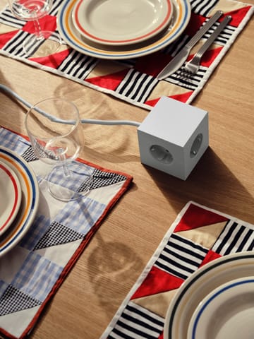 Square 1 power strip USB-C 30W 3 m - Gotland Gray - Avolt