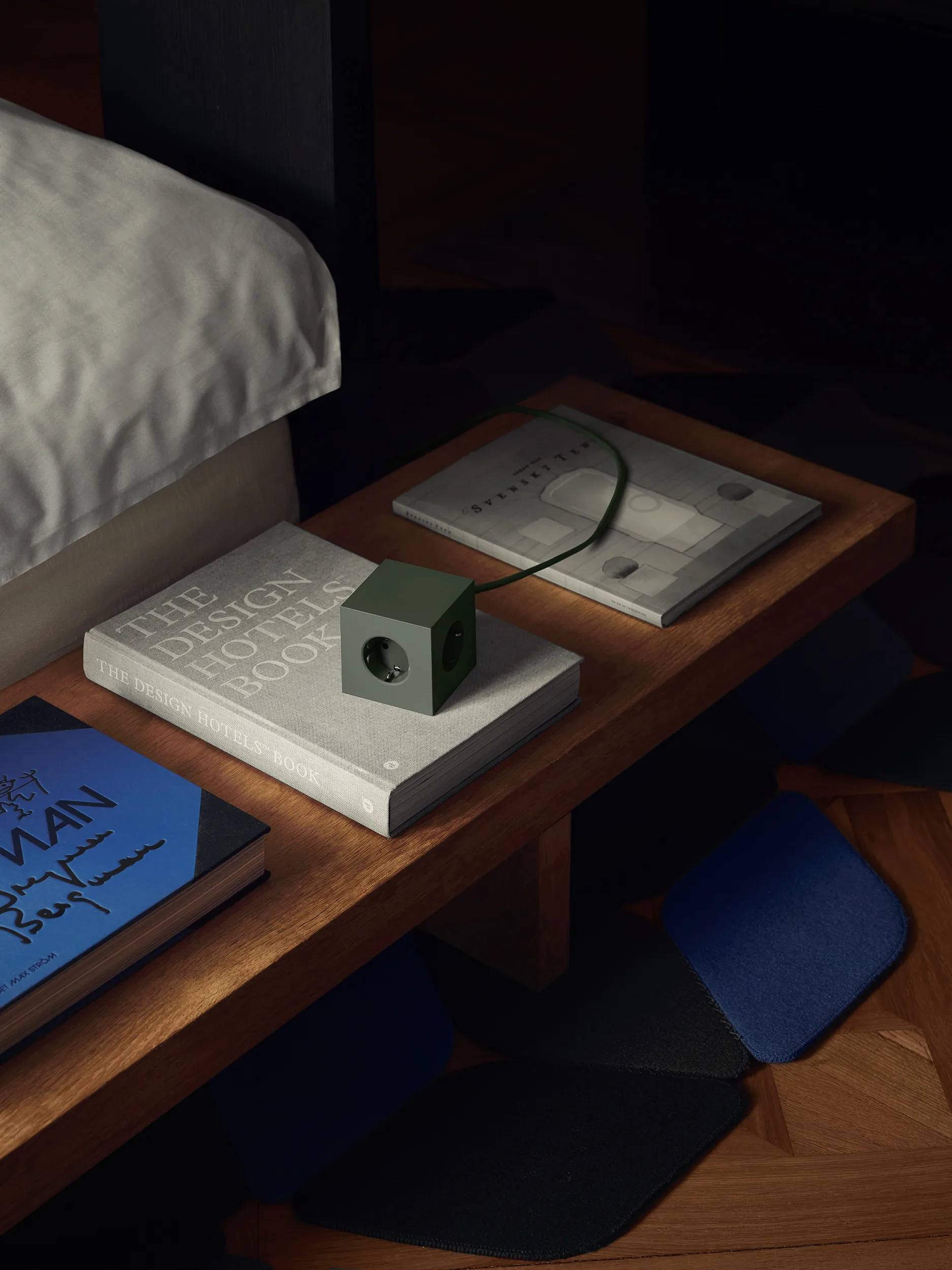 Square 1 power strip USB-C 30W 3 m, Oak Green Avolt